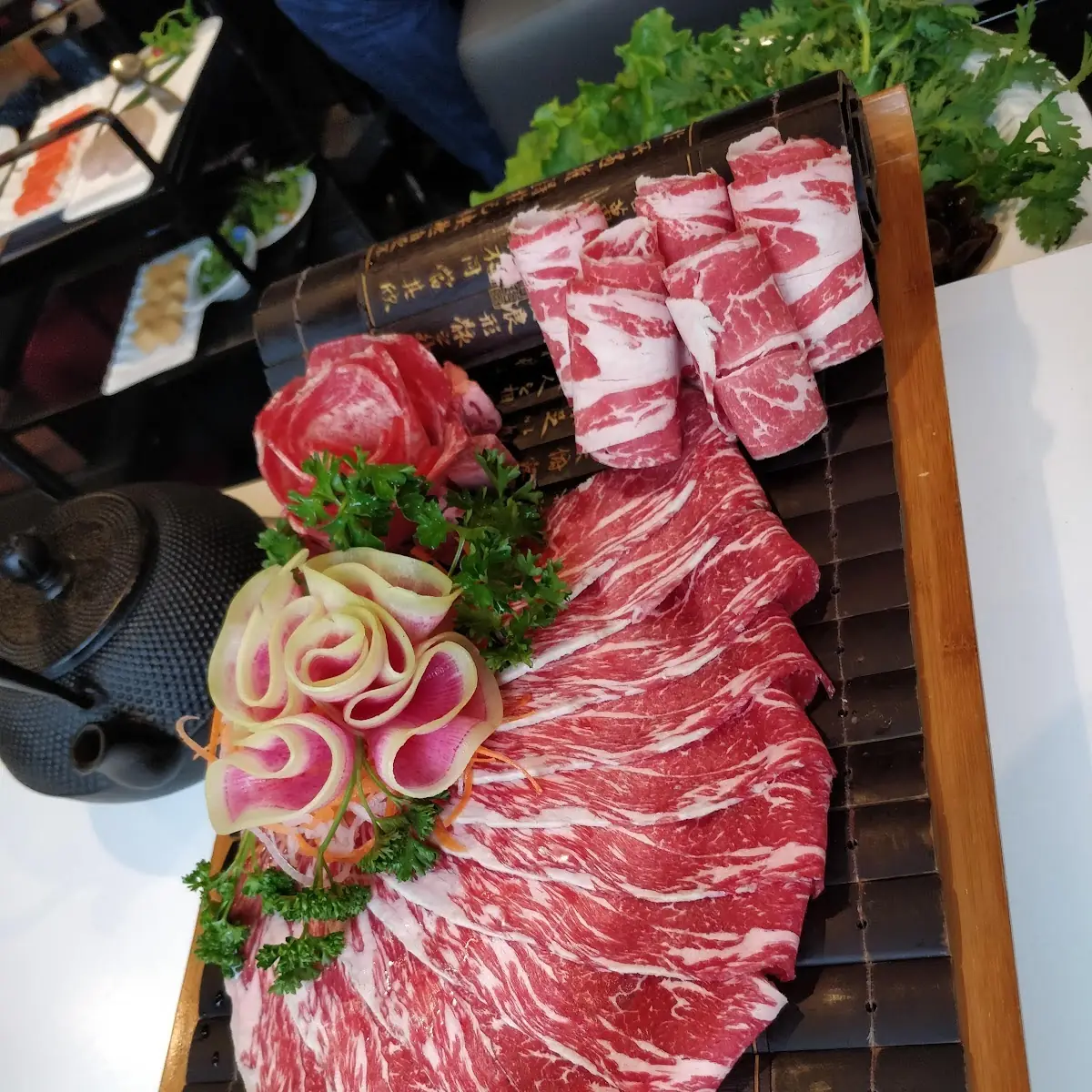 deluxe beef slices lean 顶级肥牛
